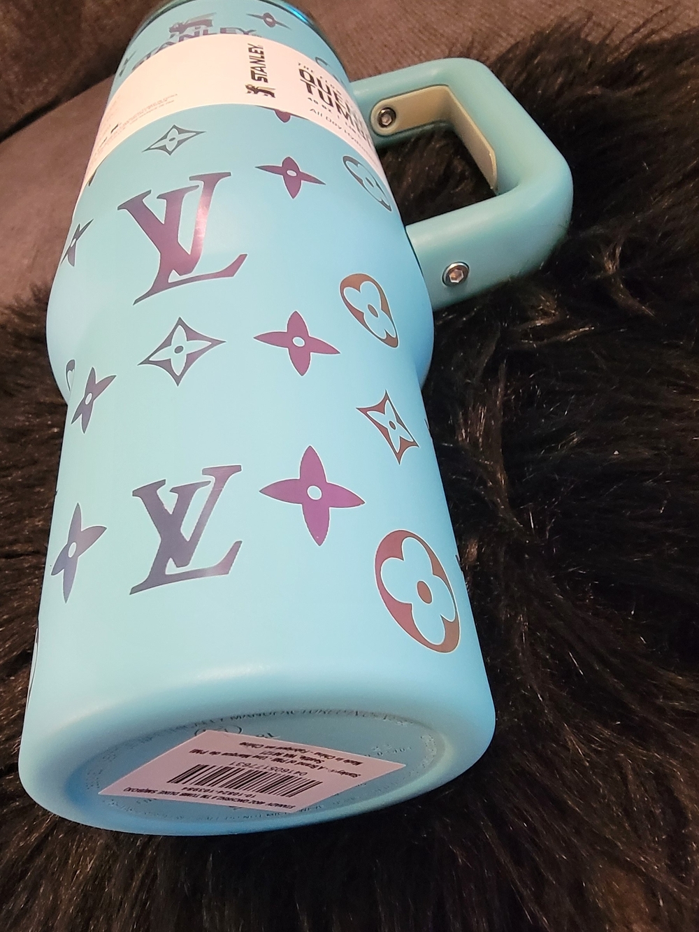 Stanley Teal Blue Quencher Tumbler with Handle 40oz - Picture 6 of 8